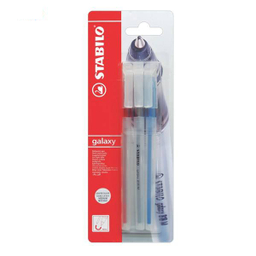 خودکار استابیلو (Stabilo) مدل گالکسی 818 رنگ آبی بلیستر 4 عددی