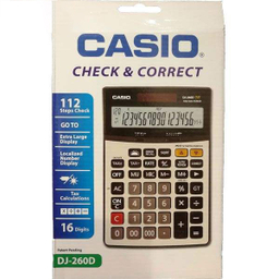ماشین حساب کاسیو (Casio) مدل DJ 260D