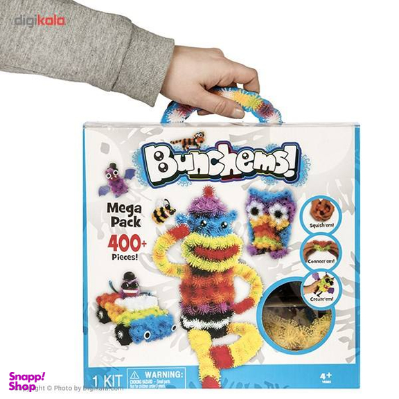بازی ساختنی مگا پک مدل Bunchems