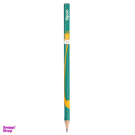 مداد مشکی الیپون (Elipone) مدل فانتزی گرد کد 8101312 بسته 12 عددی
