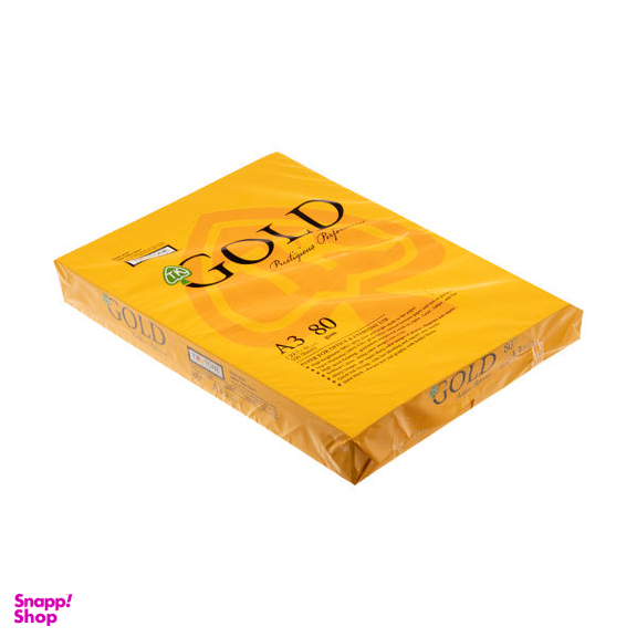 کاغذ A3 رنگ گلد بسته 500 عددی