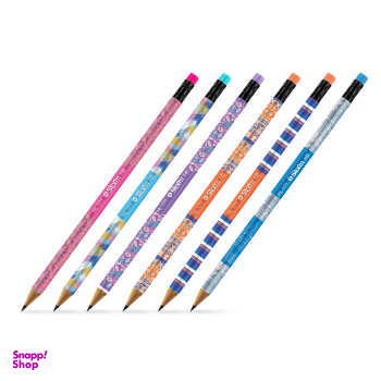 مداد مشکی استورم مدل Awesome Temper کد HL-807 بسته 6 عددی