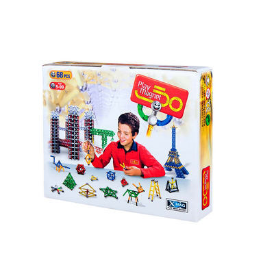 اسباب بازی تیپ 2 کلاسیک 68 تکه پلی مگنت (Play Magnet)