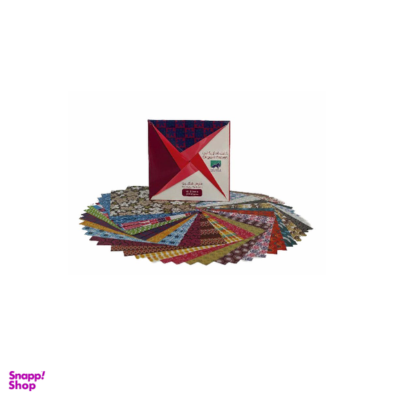کاردستی کاغذ اوریگامی 15*15 تک رو نقوش فانتزی اوریمان (Oriman)