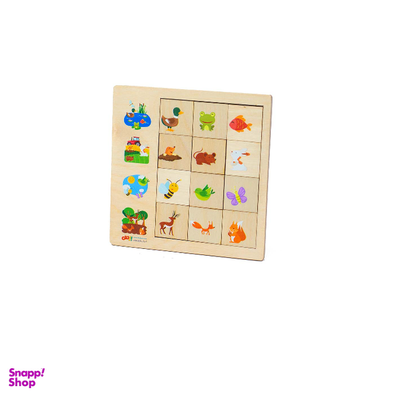 اسباب بازی پازل رابطه 12 قطعه بیس تویز (Bis Toys)
