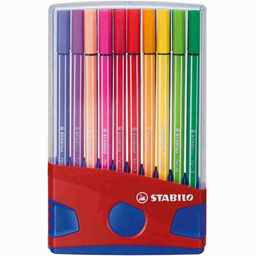 ماژیک استابیلو (Stabilo) مدل پن 68-2 ست 20 رنگ تاشو رومیزی
