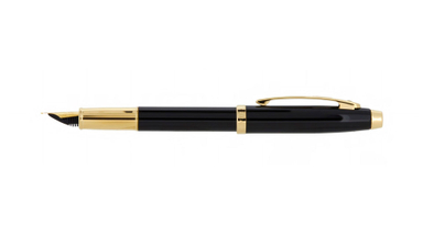 اتود شفر (Sheaffer) مدل 100 بدنه مشکی لاکی با گیره زرد