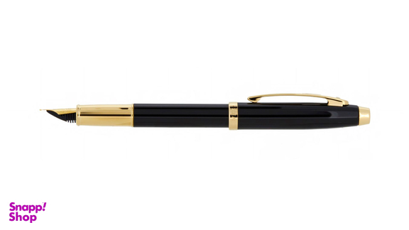 اتود شفر (Sheaffer) مدل 100 بدنه مشکی لاکی با گیره زرد