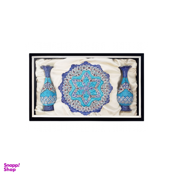 ست آینه و جام مینا کاری کادوی ایرانی (Kadoirani)