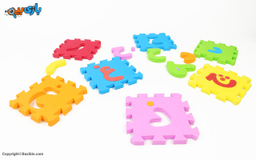 اسباب بازی پازل حروف و اعداد فارسی بزرگ آی فوم (I Foam)