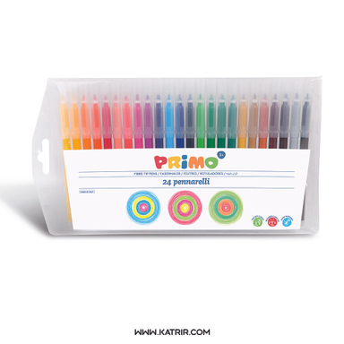ماژیک نقاشی 24 رنگ پریمو (Primo) کد 606PEN24B قابل شستشو