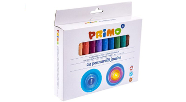 ماژیک نقاشی 24 رنگ پریمو (Primo) مدل جامبو کد 604JUMBO24