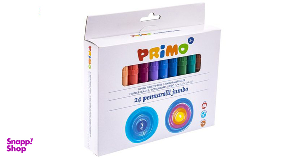 ماژیک نقاشی 24 رنگ پریمو (Primo) مدل جامبو کد 604JUMBO24