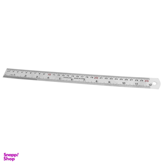 خط کش فلزی هیپو (hippo) مدل 30 سانتی متری کد 2