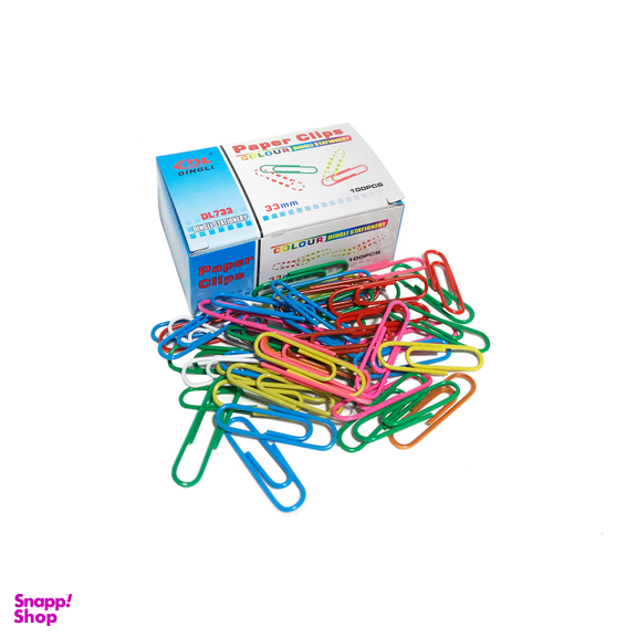 گیره کاغذ مدل فلزی رنگی