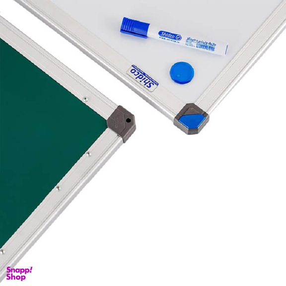 تخته وایت برد دورو مدل یه طرف گچ یه طرف وایت برد سایز 42 * 30