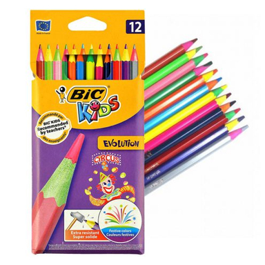 مداد رنگ ی بیک (Bic) مدل سیرک 12 رنگ