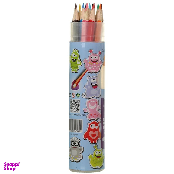 مداد رنگی 12 رنگ آرت لاین (Artline) جعبه استوانه ای