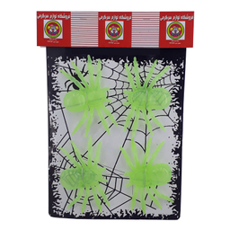 ابزار شوخی دنیای سرگرمی های کمیاب طرح عنکبوت مدل DSK1805 مجموعه 4 عددی