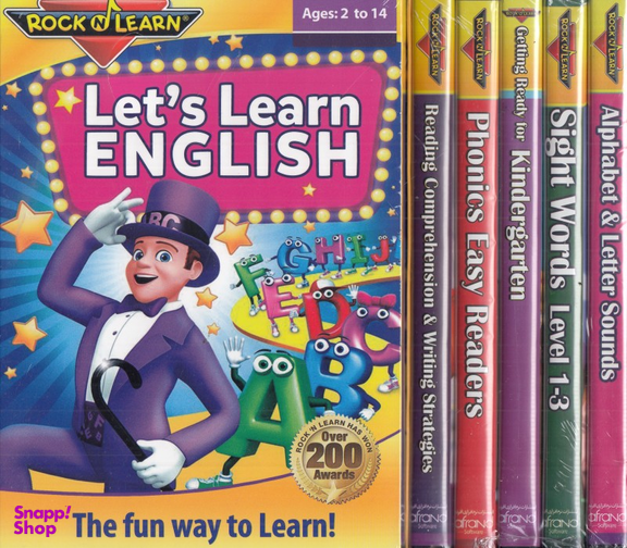 Package Let's Learn English 5DVD