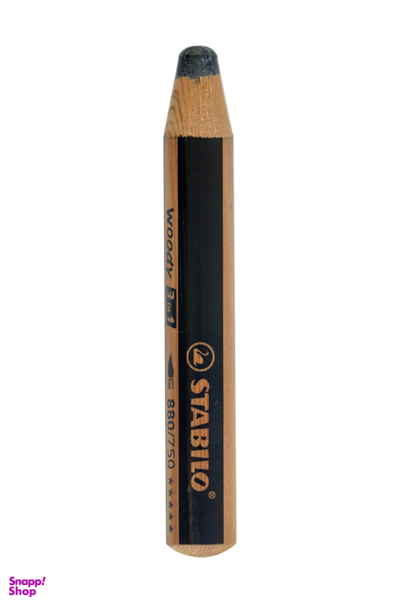مداد رنگی 3 کاره استابیلو (Stabilo) مدل وودی کد 880/750 رنگ مشکی
