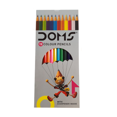مداد رنگی 12 رنگ دامس (Doms) مدل طوطی