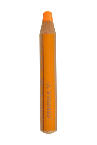 مداد رنگی 3 کاره استابیلو (Stabilo) مدل وودی کد 880/220 رنگ نارنجی