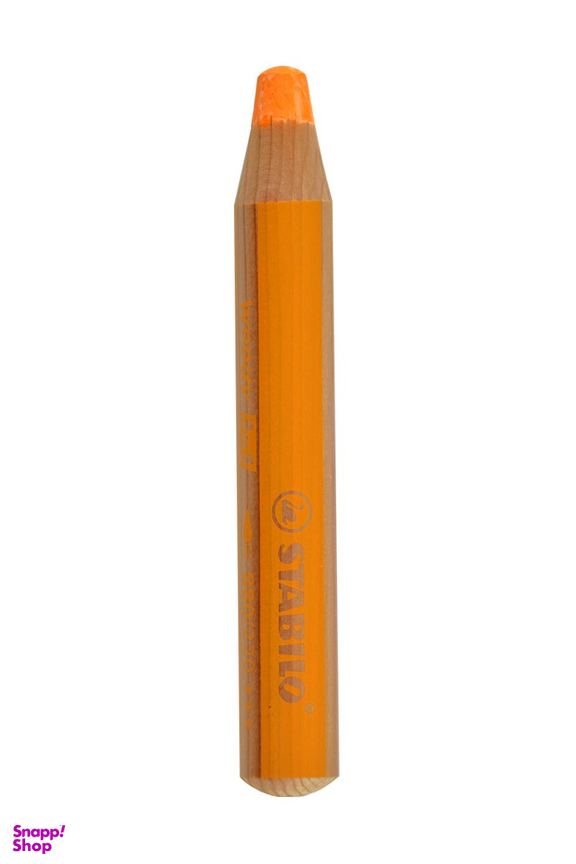 مداد رنگی 3 کاره استابیلو (Stabilo) مدل وودی کد 880/220 رنگ نارنجی