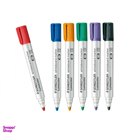 ماژیک وایت برد نوک گرد استدلر (Staedtler) مدل لوموکالر 351-9 رنگ مشکی