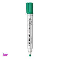 ماژیک وایت برد نوک گرد استدلر (Staedtler) مدل لوموکالر 351-5 رنگ سبز