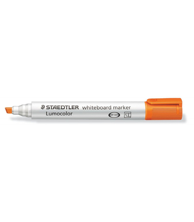 ماژیک وایت برد نوک تخت استدلر (Staedtler) مدل لوموکالر 351B4 رنگ نارنجی