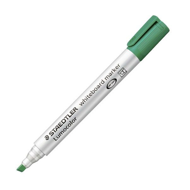 ماژیک وایت برد نوک تخت استدلر (Staedtler) مدل لوموکالر 351B5 رنگ سبز
