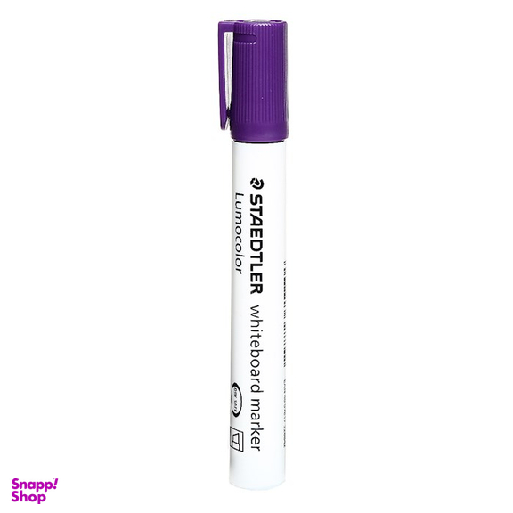 ماژیک وایت برد نوک تخت استدلر (Staedtler) مدل لوموکالار 351B6 رنگ بنفش