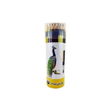 مداد رنگی استایلیش (Stylish) مدل 12 رنگ جعبه فلزی استوانه ای