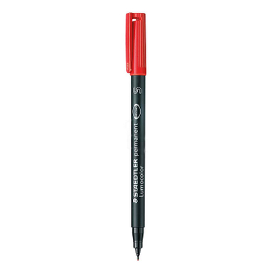 ماژیک همه کاره S پاک نشو استدلر (Staedtler) مدل لوموکالر 313-2 رنگ قرمز