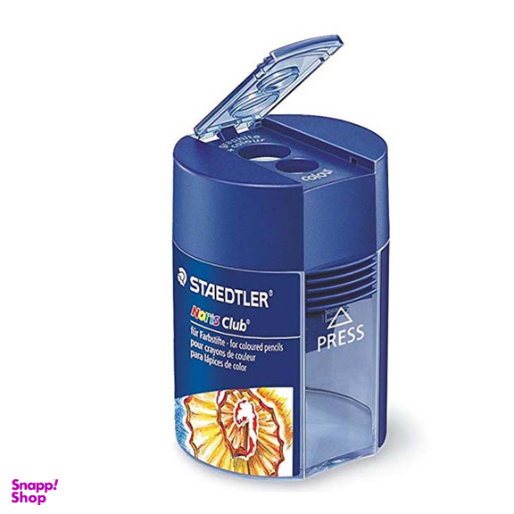 تراش مخزن دار دو سوراخ مثلثی استدلر (Staedtler) مدل نوریس کلاب 512 128