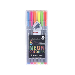 روان نویس 3 گوش استدلر (Staedtler) مدل 334SB6ME1 بسته 6 عددی