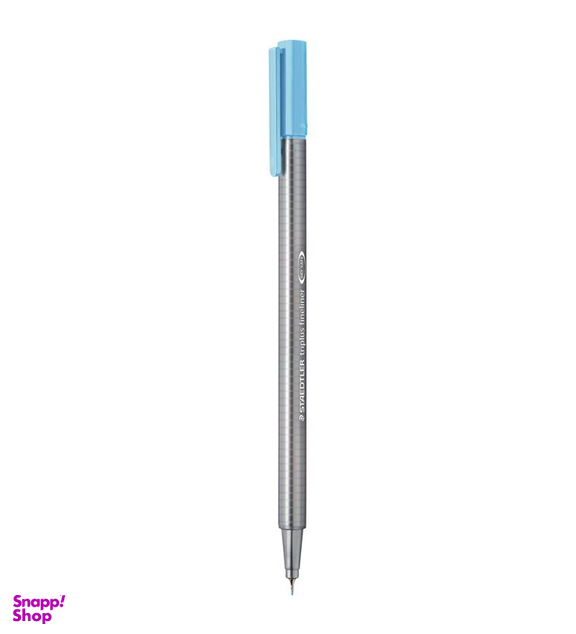 روان نویس نوک نمدی استدلر (Staedtler) مدل تریپلاس 334-34 رنگ آبی آسمانی