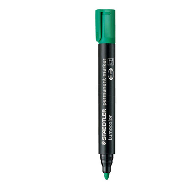 ماژیک استدلر (Staedtler) مدل پرمننت نوک گرد لوموکالر 3525 رنگ سبز