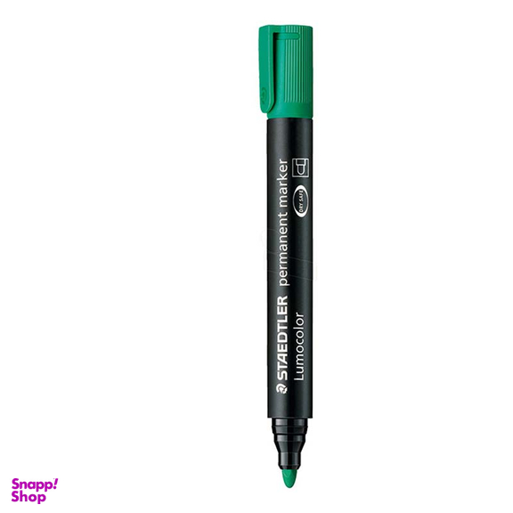 ماژیک استدلر (Staedtler) مدل پرمننت نوک گرد لوموکالر 3525 رنگ سبز