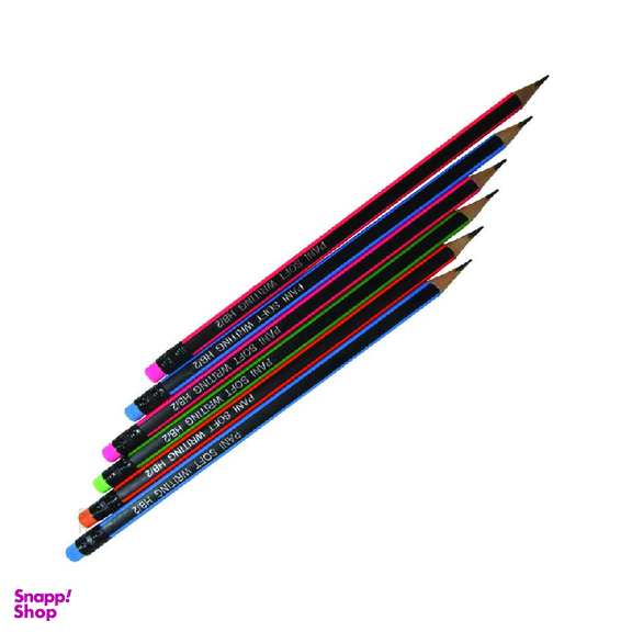 مداد مشکی پانی (Pani) مدل Soft بسته 6 عددی