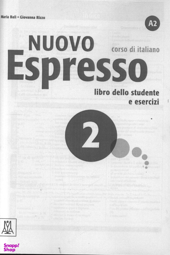 Nuovo EspressoItalian Edition Libro Studente A2+DVD
