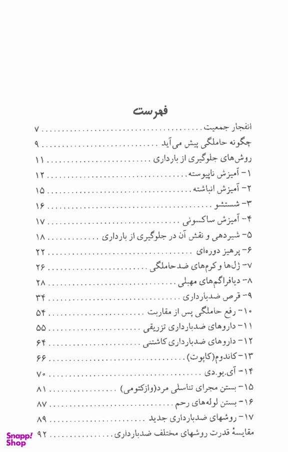 17روش ضد بارداری