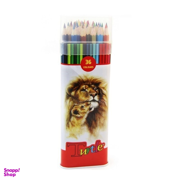 مداد رنگی استایلیش (Stylish) مدل 36 رنگ جعبه فلزی مثلثی