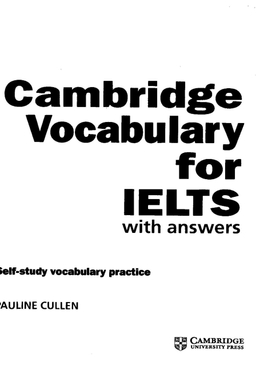Cambridge Vocabulary for IELTS