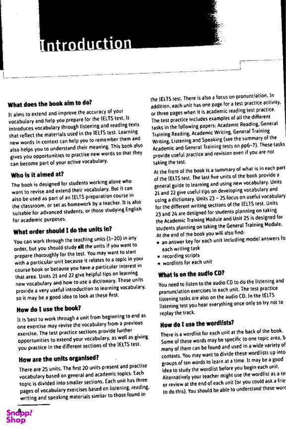 Cambridge Vocabulary for IELTS