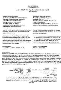 ACTIVE Skills for Reading 1 3rd Edition