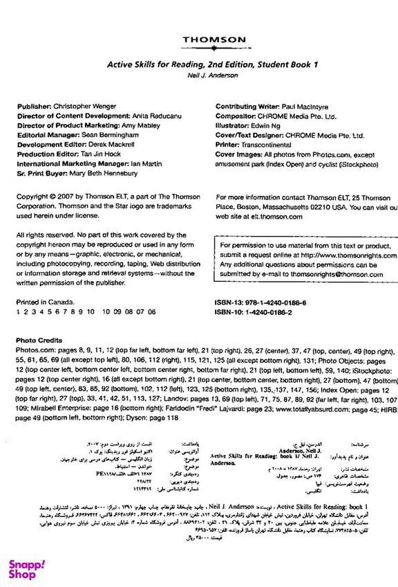 ACTIVE Skills for Reading 1 3rd Edition