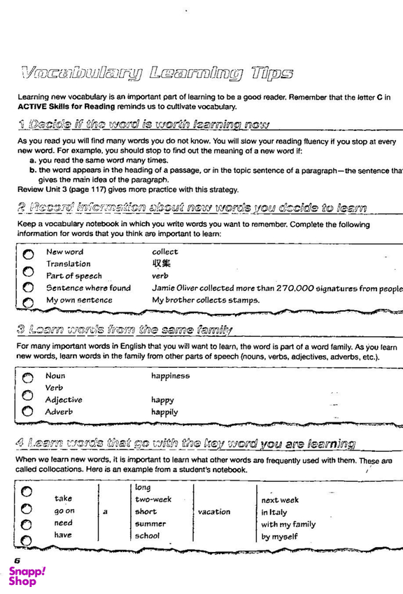 ACTIVE Skills for Reading 1 3rd Edition