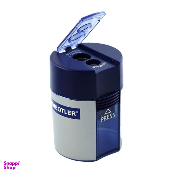تراش مخزن دار دو سوراخ فلزی استدلر (Staedtler) مدل 513001